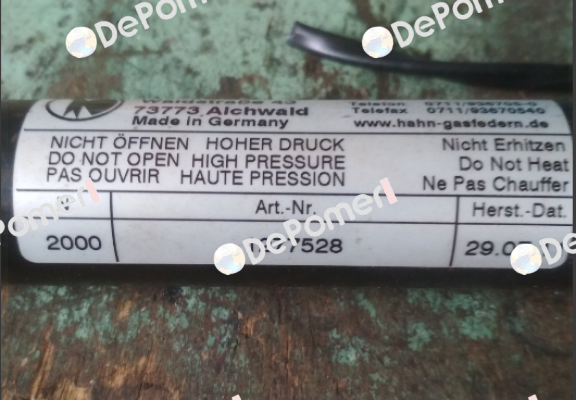 1277528 Hahn Gasfedern