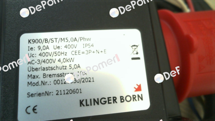 K900/B/ST/M5,0A/PhW (0012.9930) Klinger Born