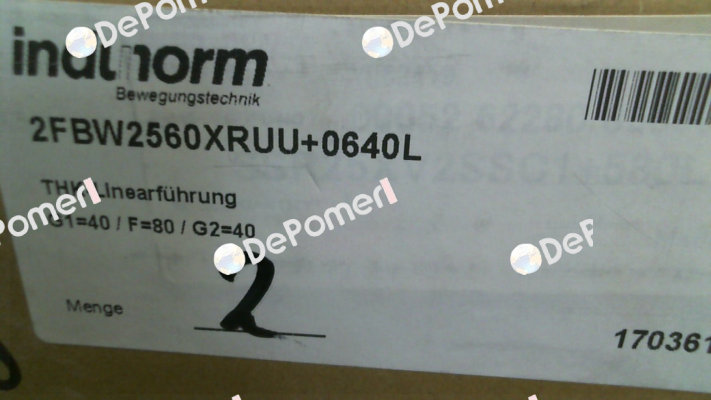 2FBW2560XRUU+0640L THK