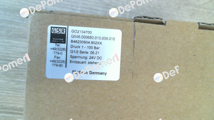 B4668/0804/1802-XX DC, 24V Buschjost