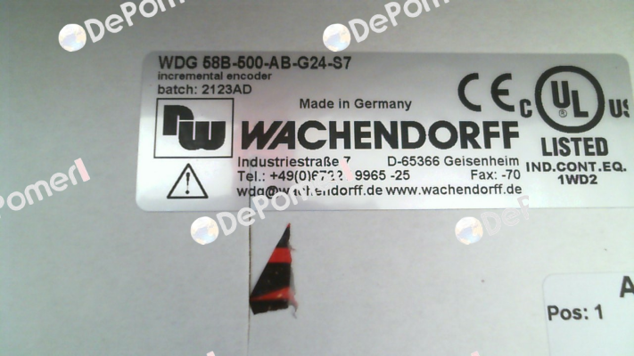 WDG 58B-500-AB-G24-S7 Wachendorff