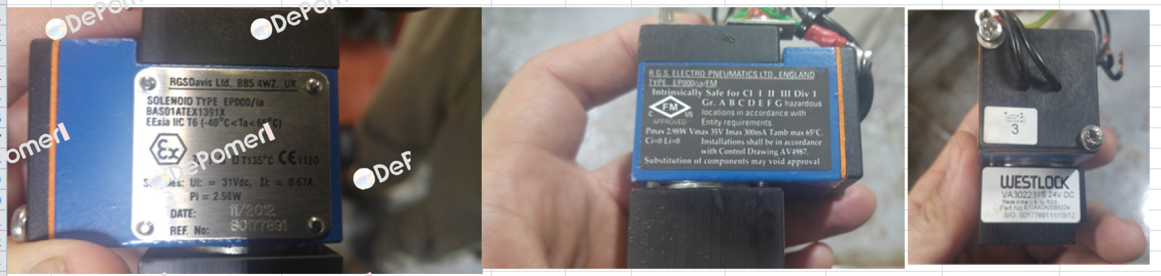 EP000/ia, EEx IIC T6 OEM Pneumatrol