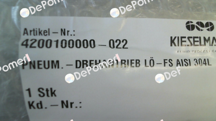 4200100100-022 (4200 100 000) Kieselmann