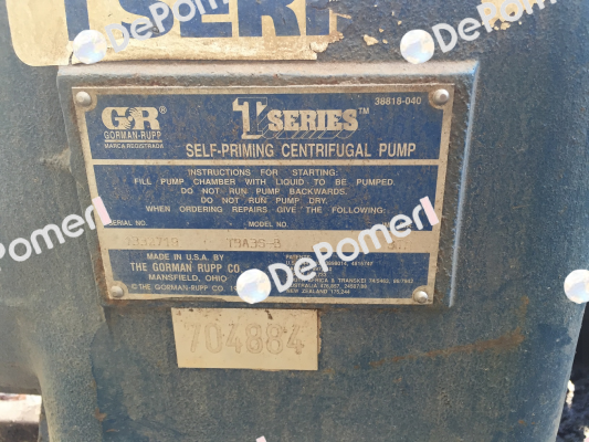 SN: 1332719  Gorman Rupp