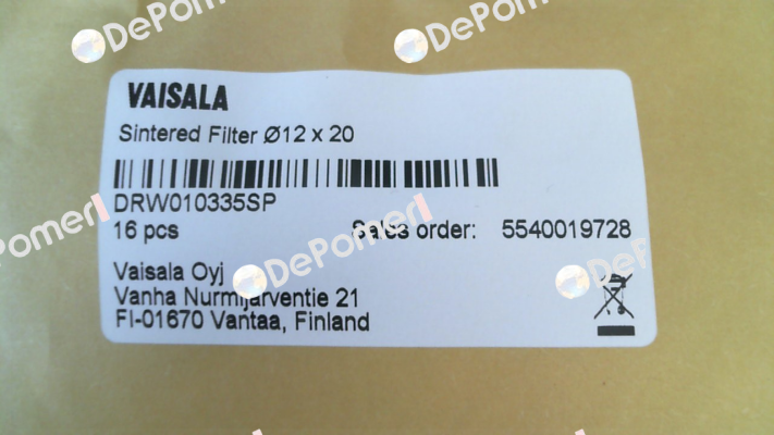 DRW010335SP Vaisala