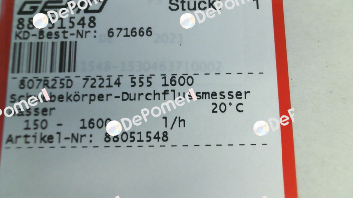 807R25D 72214 555 1600 Gemü