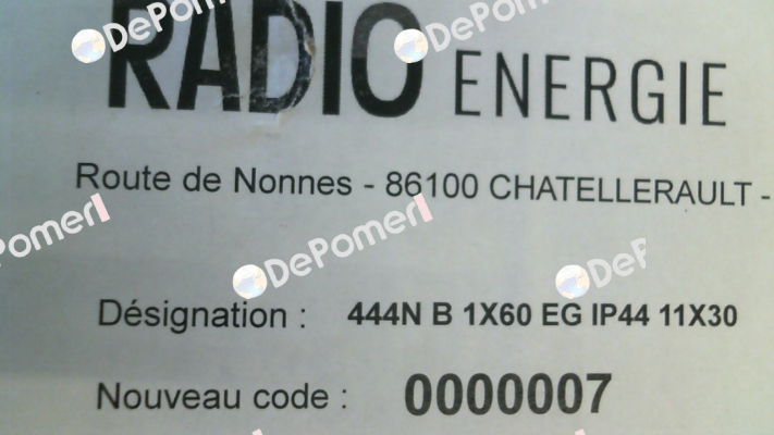 REO444N1B0,06EG Radio Energie