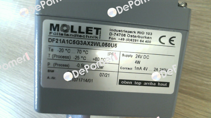 DF21A1C5G3AX2WL050U5 Mollet