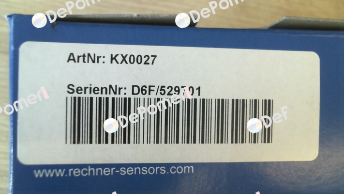 p/n: KX0027, Type: KXS-250-M32/70-X-M32-PEEK/VAb-250C-X05/Y95 Rechner