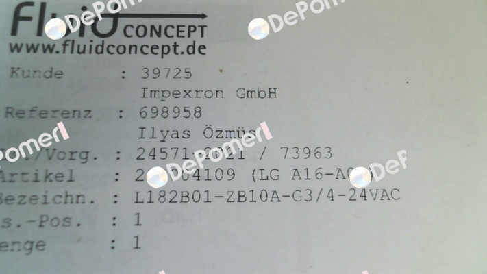 L182B01-ZB10A-G3/4-24VAC (L182B1EYB10E7A) Sirai