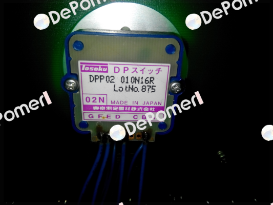 DPP02-010N-16R Lot. No 875  TOSOKU
