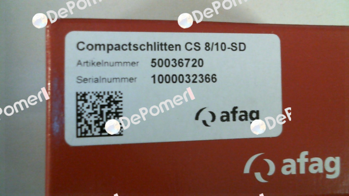 CS 8/10-SD  /  50036720 Afag