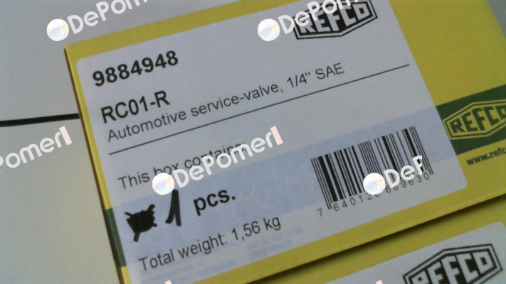 p/n: 9884948, Type: RC01-R / 40-229-0501 Refco