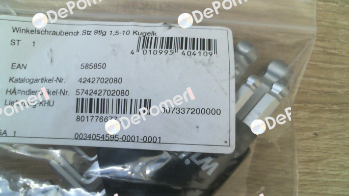 40410 (package of 9 pcs) Wiha