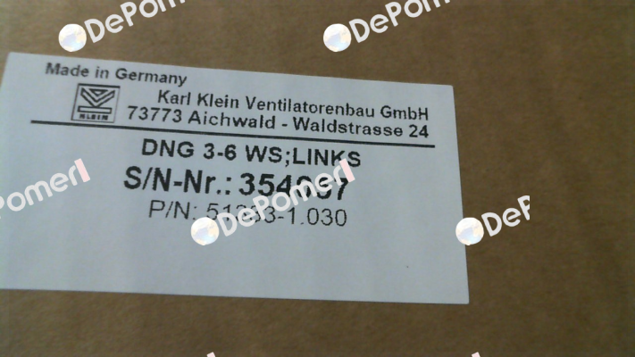 208408-1.030 - DNG 3-6 Karl Klein