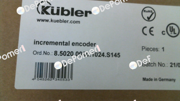 8.5020.0050.1024.S145 Kübler