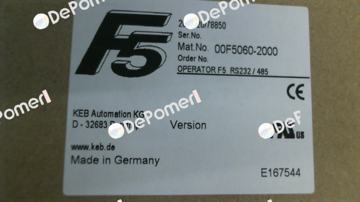 00.F5.060-2000 LAIPPLE KEB