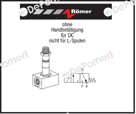 P/N: 606041 Type: EAV-213-C18-1/8F-00 Avs Römer