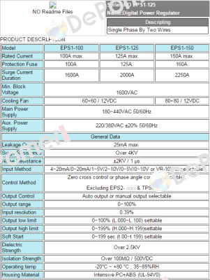 EPS1-125 Fotek
