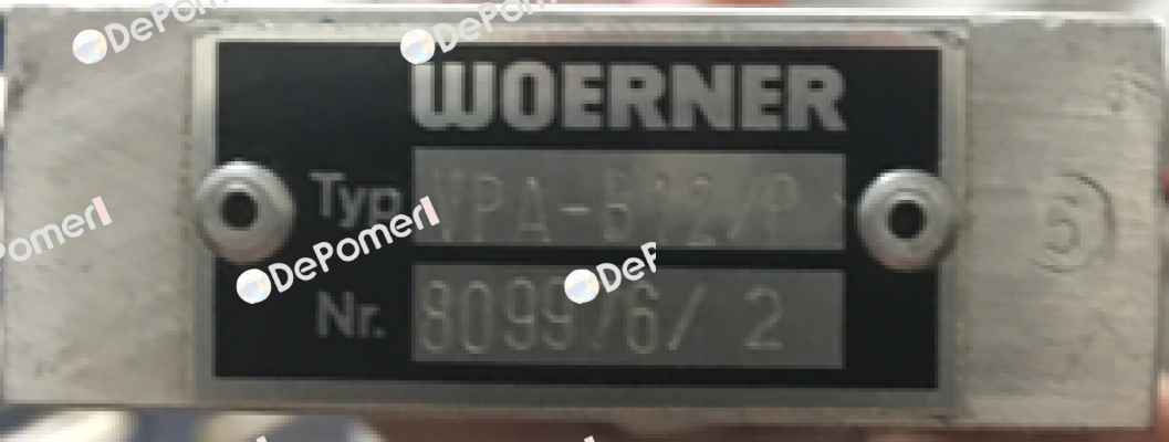 VPA-B/12/0/W/0/20/20/20/20/20/20/20P  Woerner