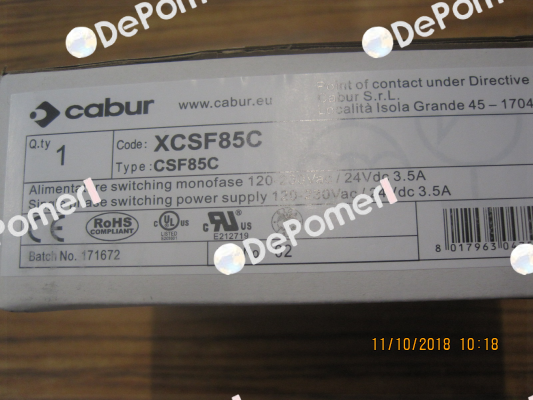 XCSF85C Cabur