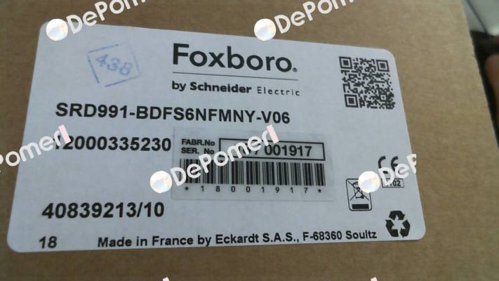 SRD991-BDFS6NFMNY-V06 Foxboro