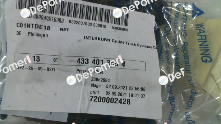 4334013804 Wabco