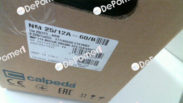 NM 25/12A-60/B Calpeda