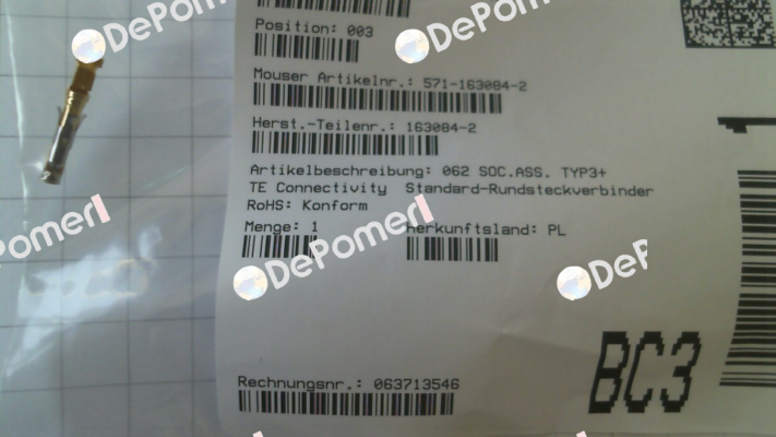 163084-2 TE Connectivity (Tyco Electronics)