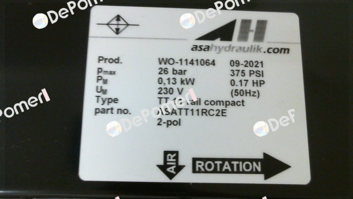ASATT11RC2E ASA Hydraulik