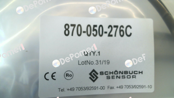 870-050-276C (N/C) Schönbuch