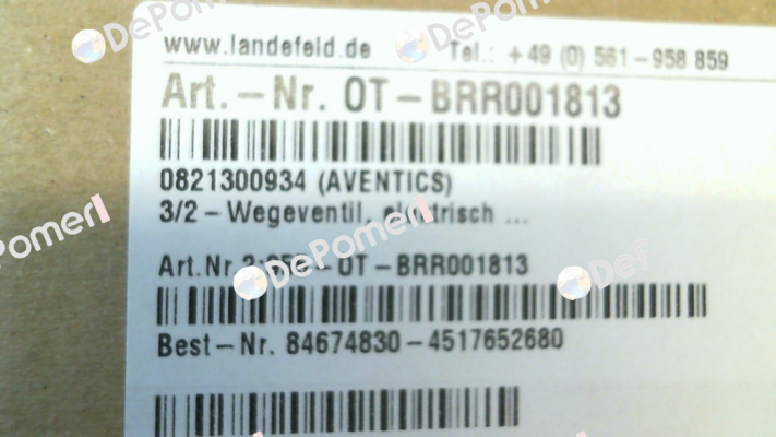 0821300934 / NL4-SOV-G012-SOE-CON-SS Aventics