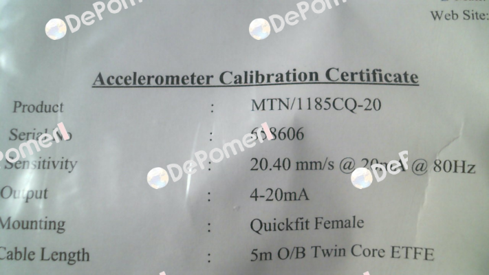 MTN/1185CQ-20 Monitran