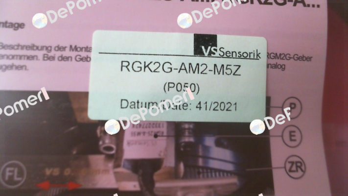 00-20-000192, Type: RGK2G-AM2-M5Z/P050 VS Sensorik