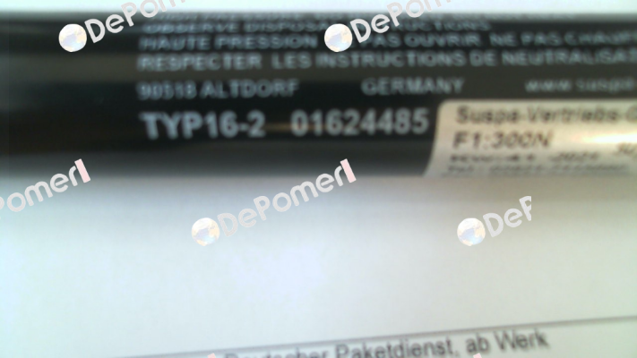 16-2 016 10120A 300N Suspa