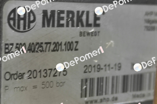 057032 / BZ 500.40/25.77.201.100 Z Merkle