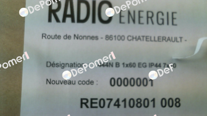 REO444N1B0,06EG (7mm) Radio Energie