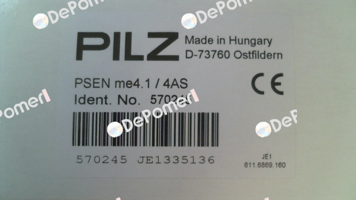 p/n: 570245, Type: PSEN me4.1 / 4AS Pilz