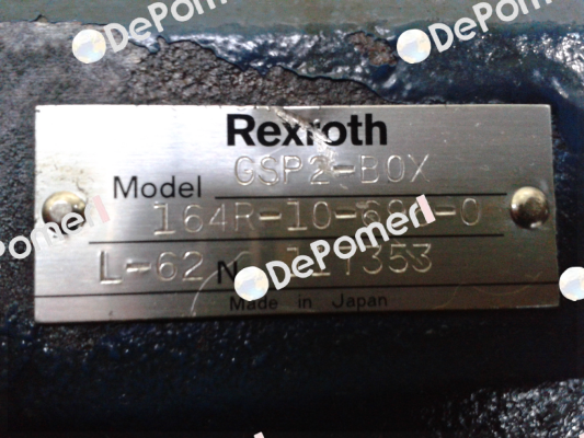 GSP2-BOX 164R-10-696-0 L-62 OEM/customized  Rexroth