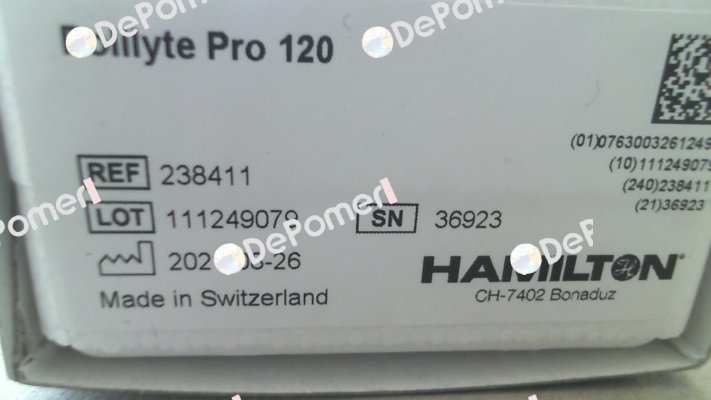 P/N: 238411, Type: Polilyte PRO 120 Hamilton