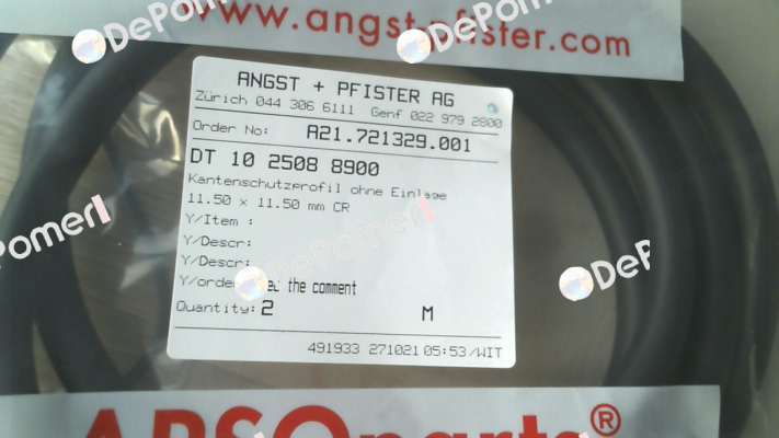 10.2508.8900 Angst-Pfister