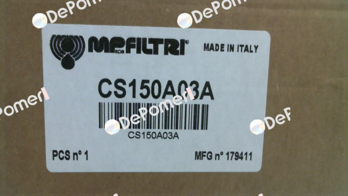 P/N: 1103 Type: CS-150-A03-A MP Filtri
