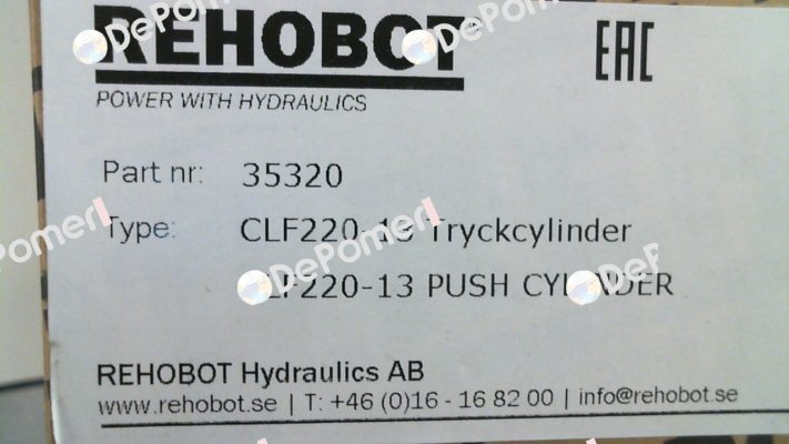 p/n: 35320, Type: CLF220-13 Rehobot