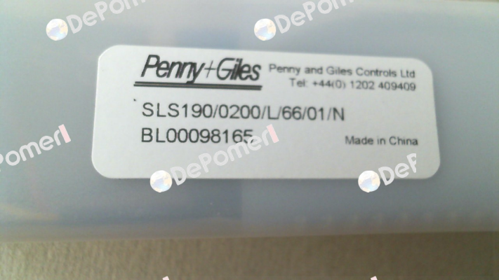 SLS190/0200/L/66/10/N Penny & Giles