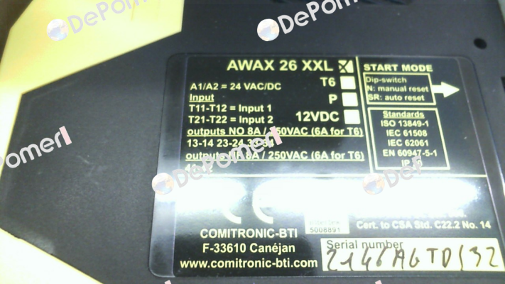 AWAX26XXLT6/24V Comitronic