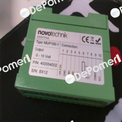P/N: 054002 Type: MUP-100-1  Novotechnik