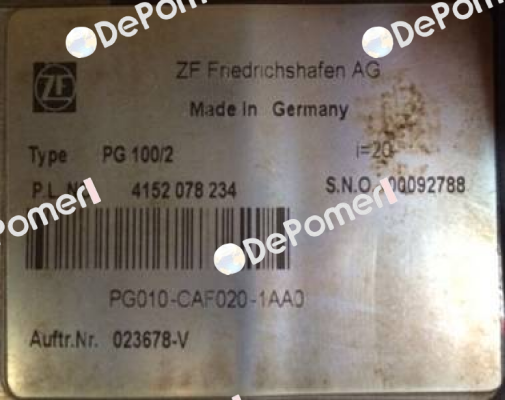 PG 100/2  ZF Friedrichshafen