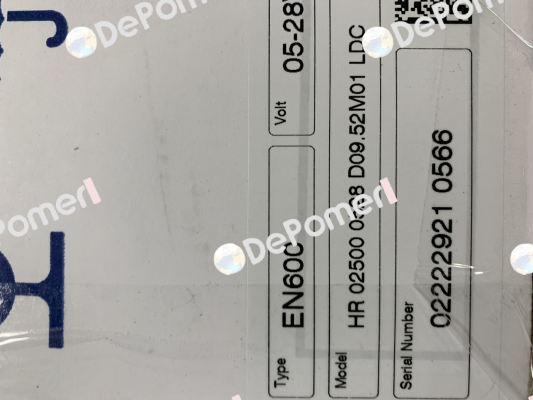 EN600 HR 02500 528V D952 M1 L42 SC Givi Misure
