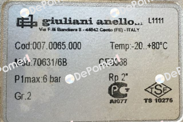 70631/6B Giuliani Anello