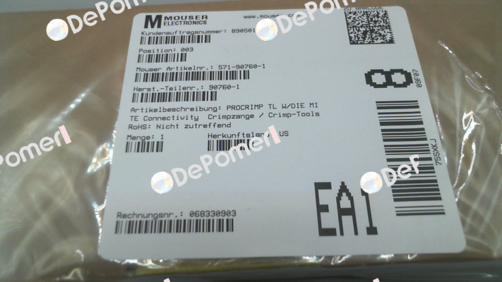 90760-1 TE Connectivity (Tyco Electronics)
